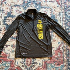 MIN Vikings Black Long Sleeve Shirt